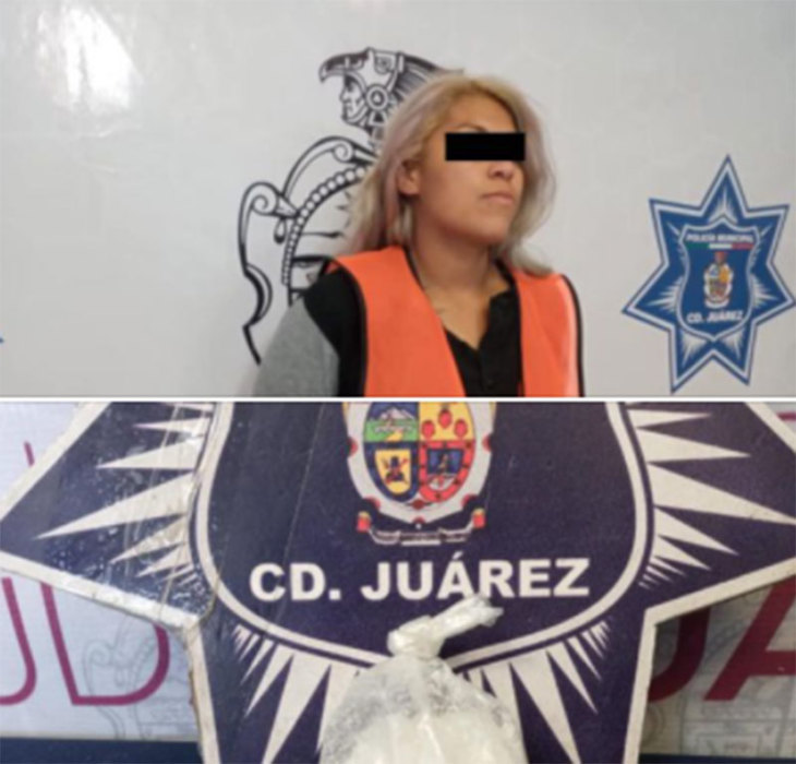 Detienen A Mujer En Posesión De Cristal Para Elaborar 205 Dosis Conecta Juárez 5045