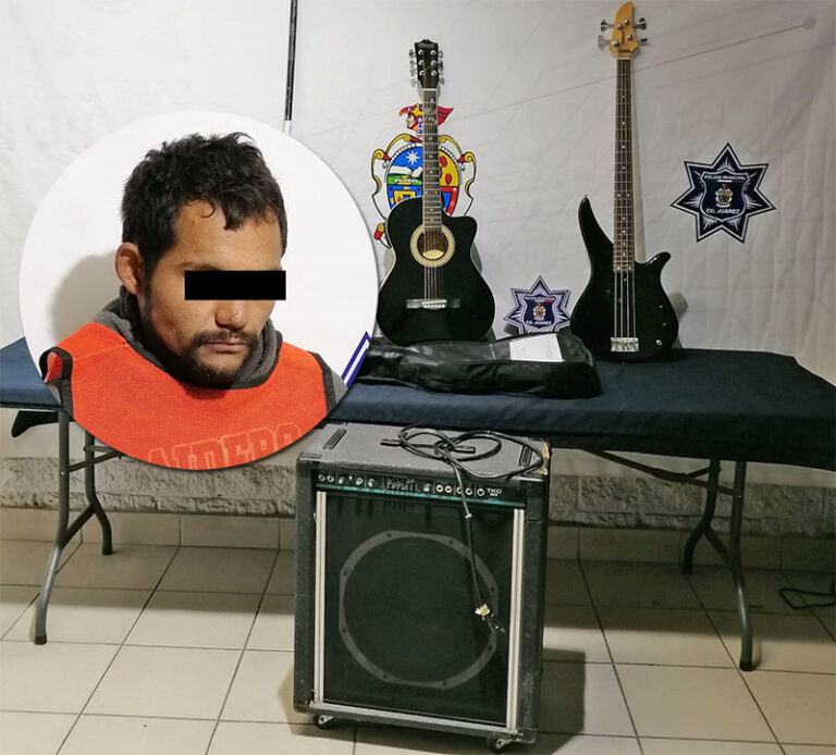 Detienen a sujeto por el delito de robo en un templo cristiano