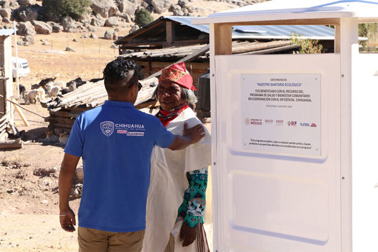 Mejor higiene y más salud para 101 personas con 27 baños secos ecológicos en Pahuichique, Guachochi