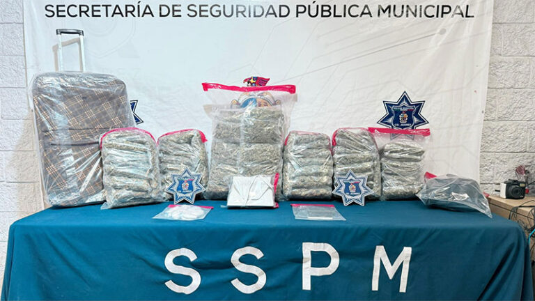 Policía Municipal realiza importante decomiso de droga tras el rescate de dos mujeres privadas de su libertad