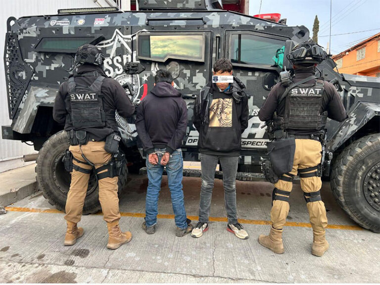 Asegura SSPE a hombres armados en operativo en Guachochi