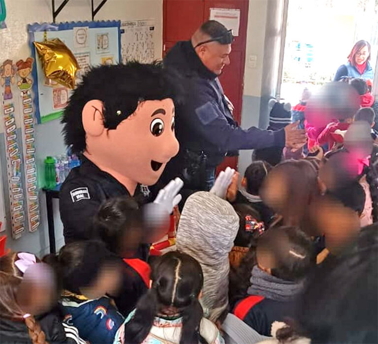 Promueven con Policarpio la cultura vial en el Jardín de Niños Juan Rulfo