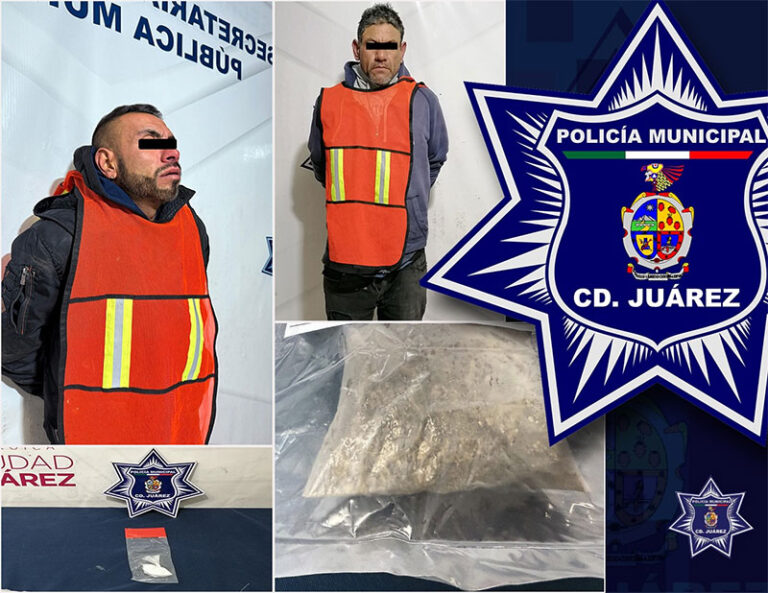 Detienen a dos personas por delitos contra la salud