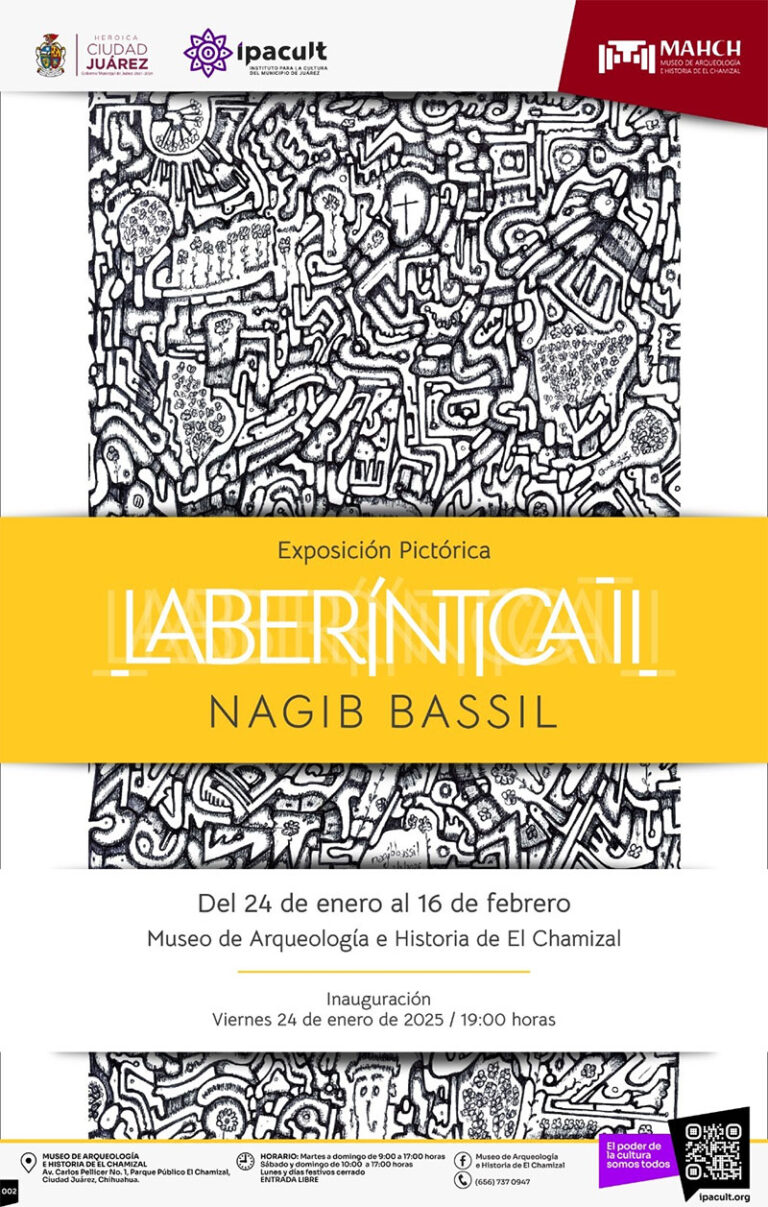 Invitan a la inauguración de la exposición pictórica “Laberíntica II” en el MAHCH