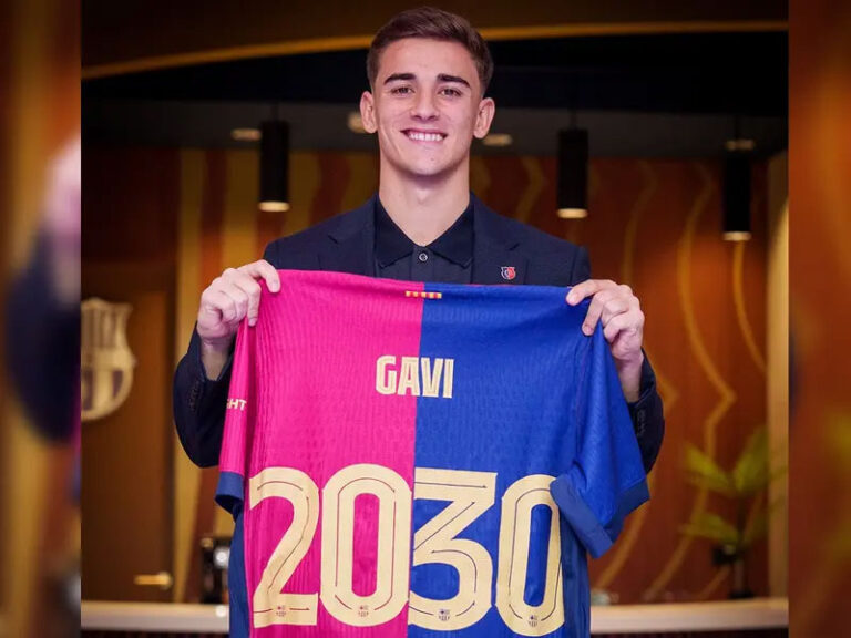 Gavi hasta el 2030 con el Barcelona