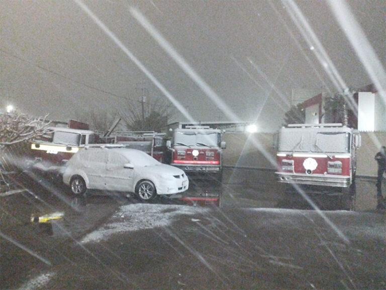 Reporta CEPC caída de nieve en 21 municipios del estado por Segunda Tormenta Invernal