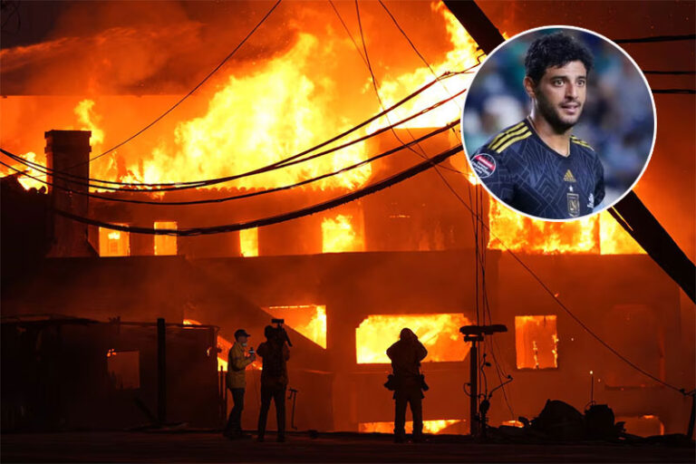 Incendio consume casa de Carlos Vela en Los Ángeles