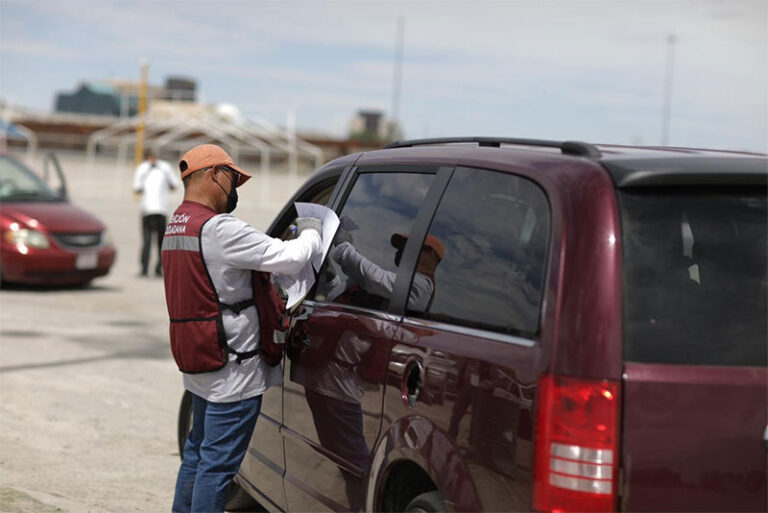 Reanudan labores en el módulo de Repuve en El Punto