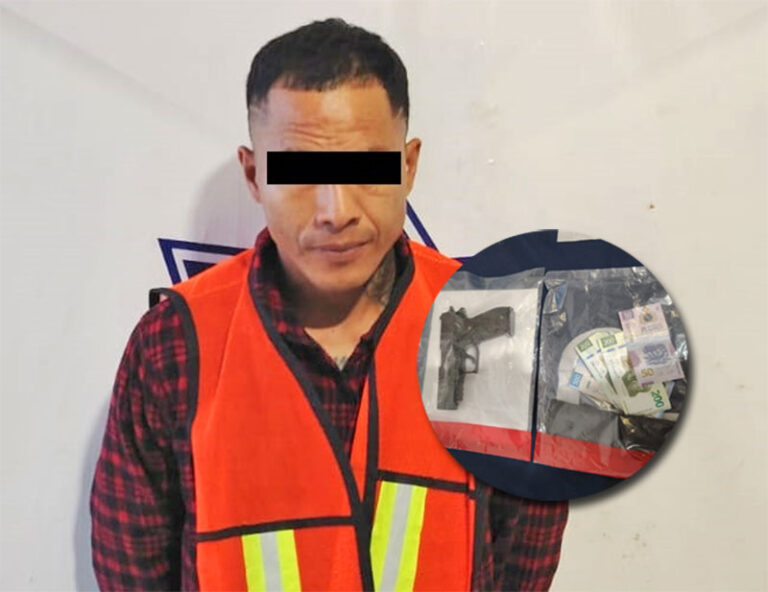 Arrestan a sujeto por el delito de robo a transeúnte; resultó con una orden de aprehensión  