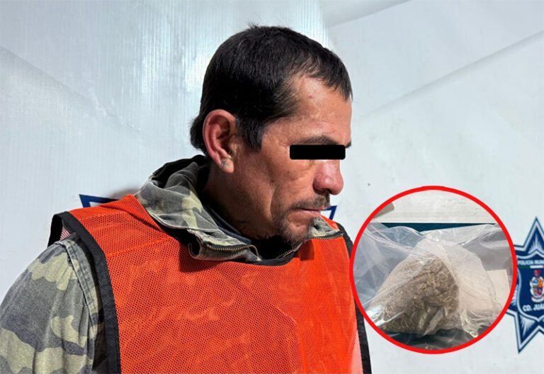 Arrestan a presunto ladrón con largo historial delictivo en posesión de marihuana