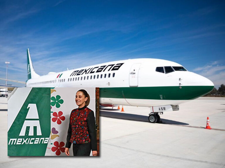 Asegura Sheinbaum larga vida a Mexicana de Aviación