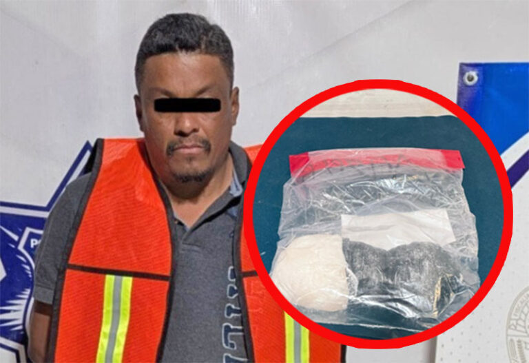 Mediante operativo BOI detienen a sujeto en posesión de casi medio kilógramo de cristal