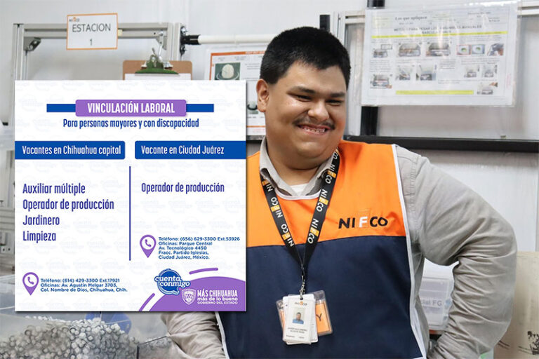 Promueve Grupos Vulnerables empleos dignos y formales para personas mayores o con discapacidad