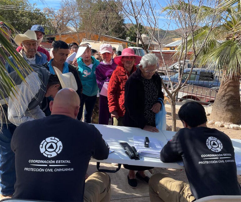 Apoya Estado a 4 mil familias afectadas por fenómenos meteorológicos
