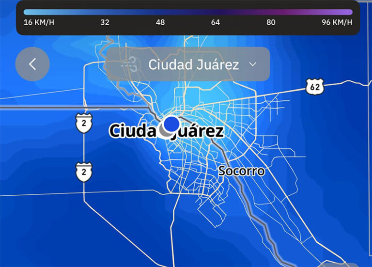 Protección Civil emite alerta por vientos fuertes y recomienda precauciones