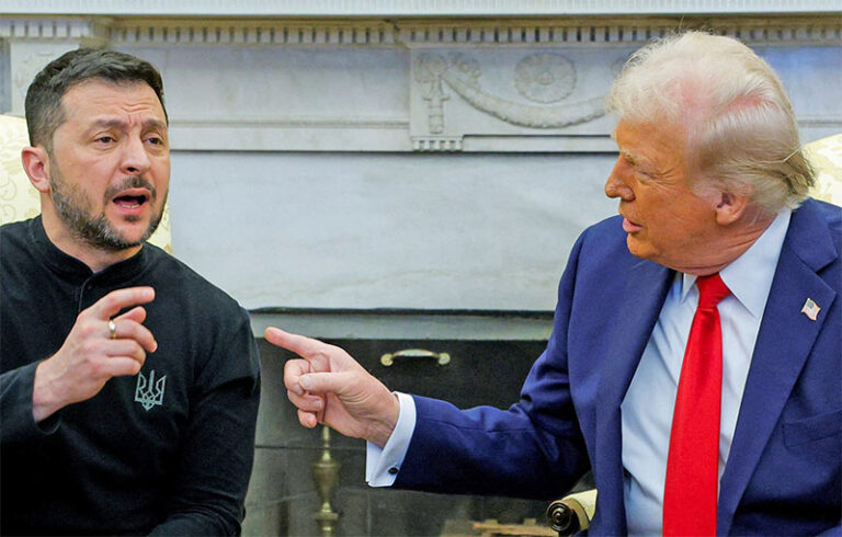 Trump y Zelenski sacan sus verdades en la Casa Blanca