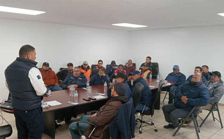 Capacitó Seguridad Vial a chóferes de la empresa TRACSO sobre manejo defensivo