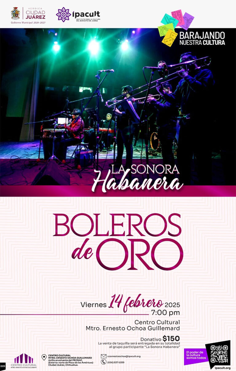 La Sonora Habanera ilumina el escenario con “Boleros de Oro” en el Centro Cultural Ernesto Ochoa Guillemard