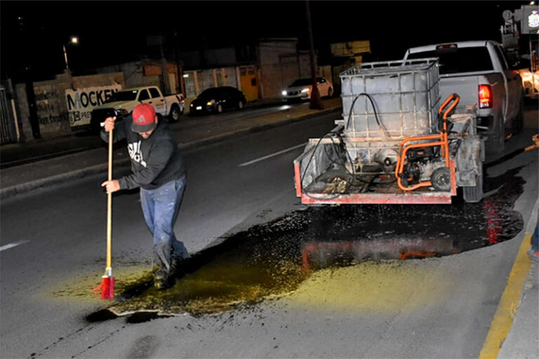 Presenta Servicios Públicos resultado de la Cruzada Nocturna en la avenida Morelia