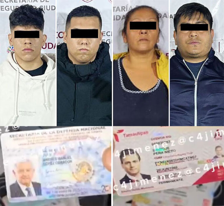 Atrapan a falsificadores, ni ex presidentes de México se salvaron