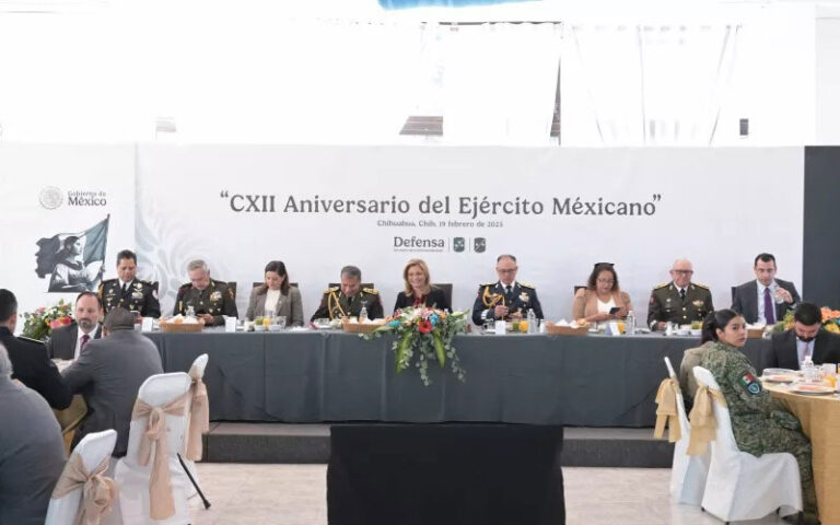 Maru Campos reconoce a las Fuerzas Armadas por su entrega y disposición para construir la paz en México