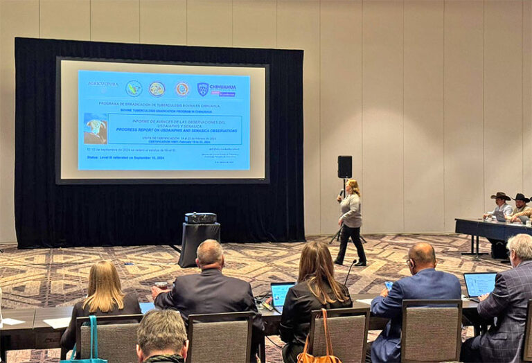 Presenta Estado avances en la erradicación de tuberculosis bovina durante cumbre binacional en Estados Unidos