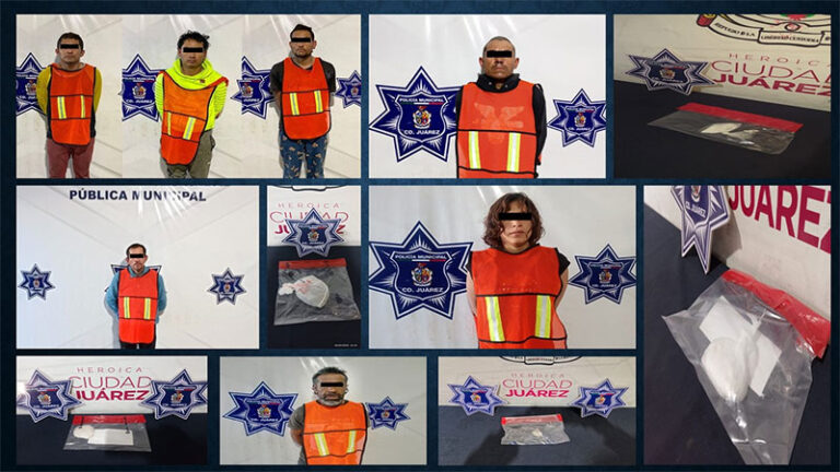 Arrestan a ocho personas por delitos contra la salud