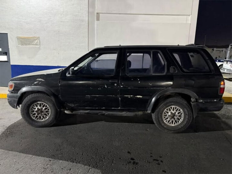 Asegura SSPE vehículo abandonado en Ciudad Juárez