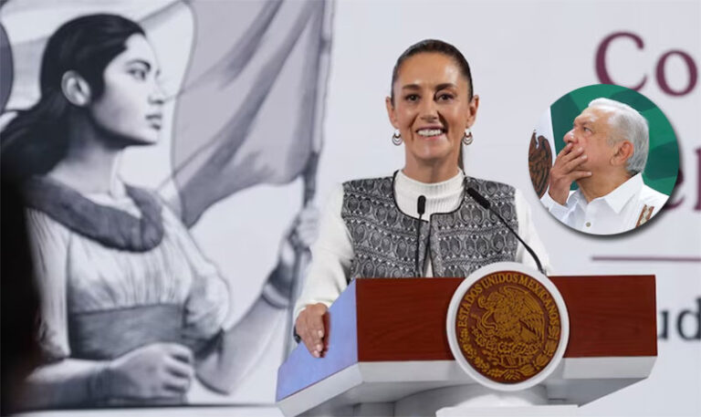  “Ya déjenlo en paz”, Sheinbaum da la cara por AMLO