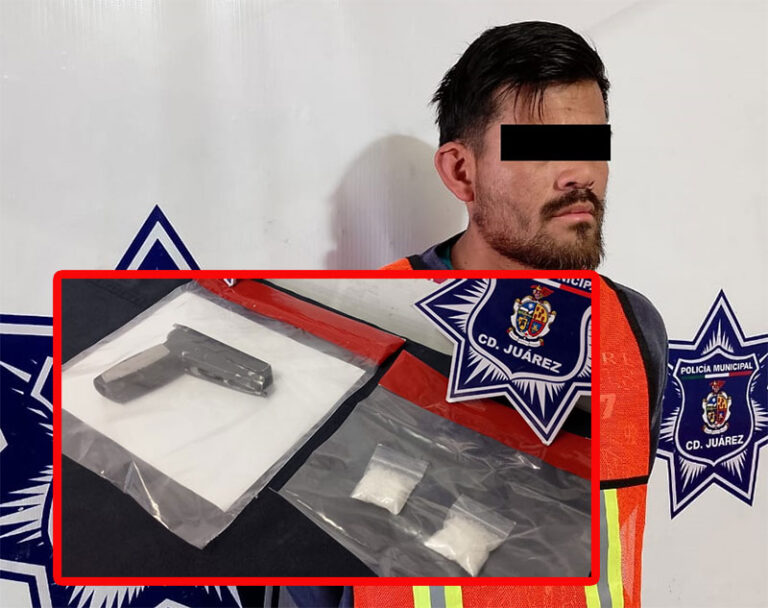 Detienen a sujeto en posesión de cristal; será investigado por varios robos a transeúntes