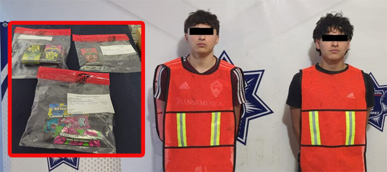 Operativo BOI detiene a dos sujetos acusados por delitos contra la salud