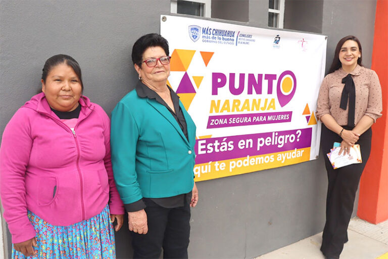 Abre ICHMujeres nuevo “Punto Naranja” en Bachíniva
