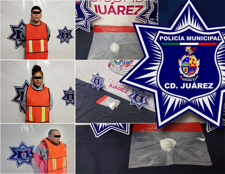 Arrestan a tres personas por delitos contra la salud