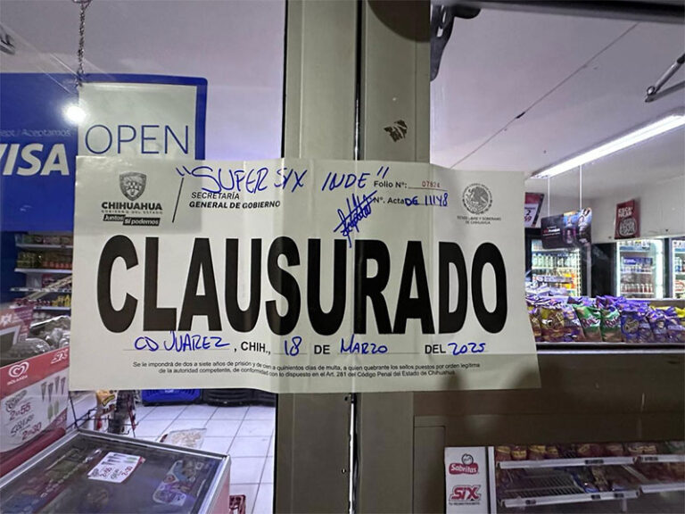 Realiza Gobernación Estatal 368 inspecciones y clausura 29 establecimientos durante la última semana