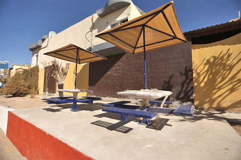 Trabajan en la rehabilitación del parque San Pedro