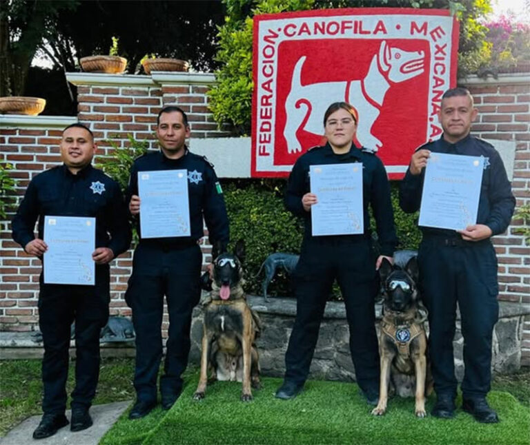 Por segundo año consecutivo la unidad canina de la SSPM es galardonada como “Policía del Año 2024”
