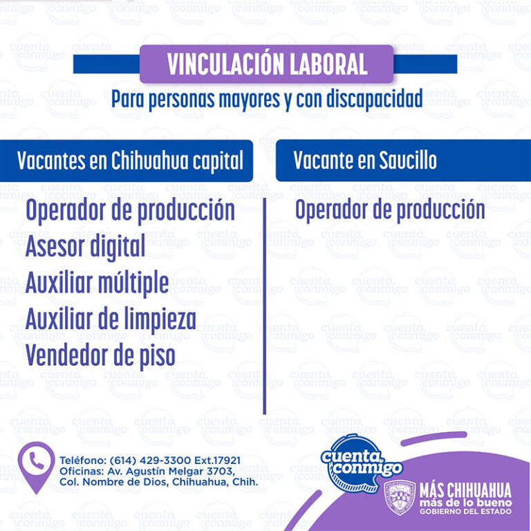 Aumentan las oportunidades laborales para personas con discapacidad y adultos mayores: SDHyBC