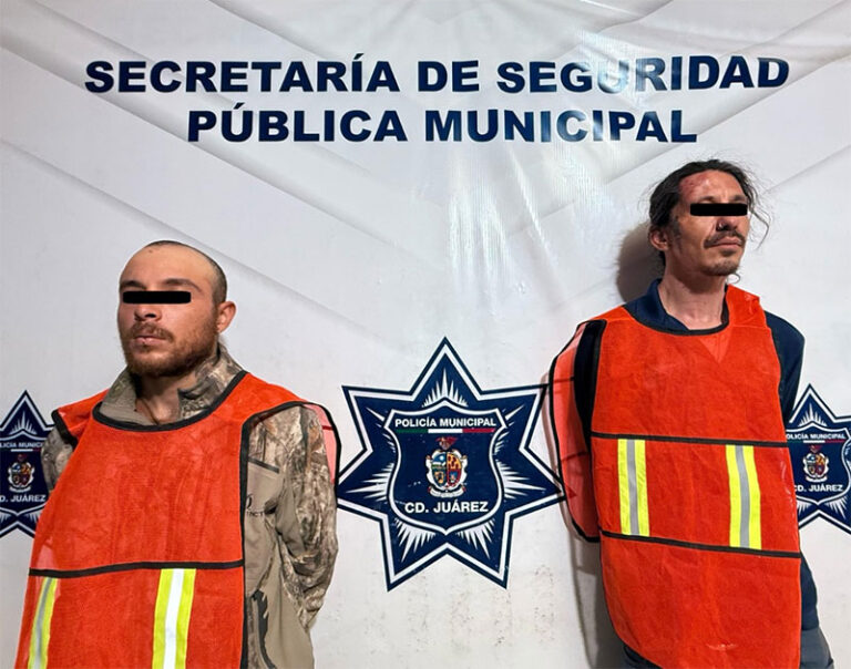Policías Municipales arrestaron al “Nezio” y “Jobe” responsables de varias pintas en la ciudad por varios años