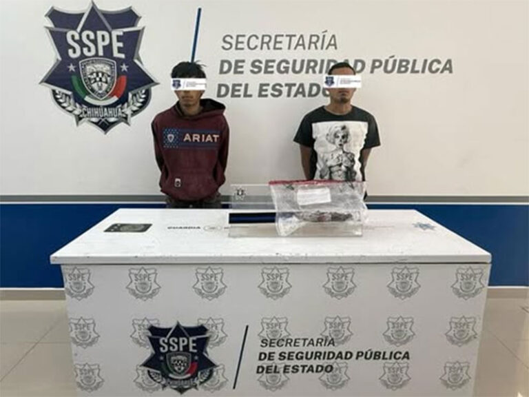 Detiene SSPE a dos sujetos por tentativa de homicidio en Ciudad Juárez