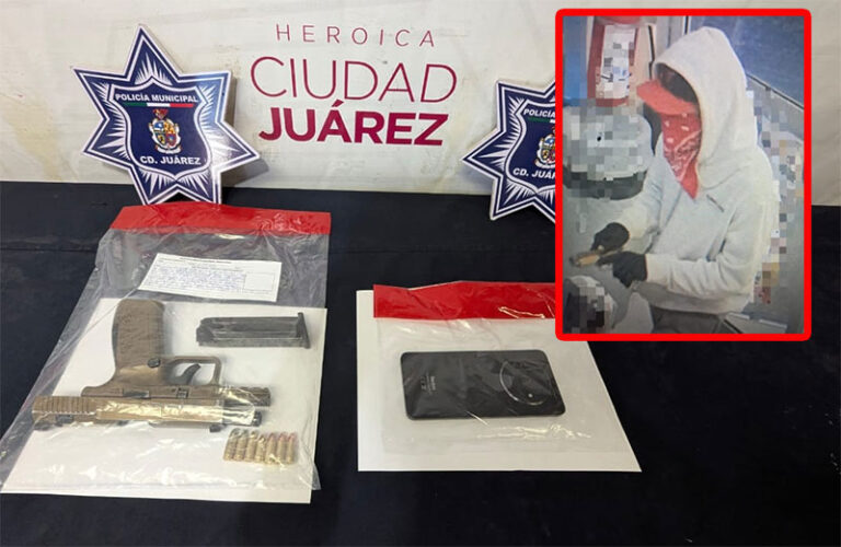 Detienen a adolescente en posesión de una pistola calibre 9 milímetros; será investigado por participar en varios asaltos