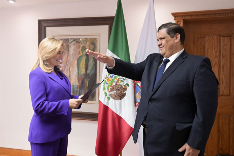 Maru Campos designa a Leonardo Meza Fourzan como nuevo titular del Registro Público de la Propiedad