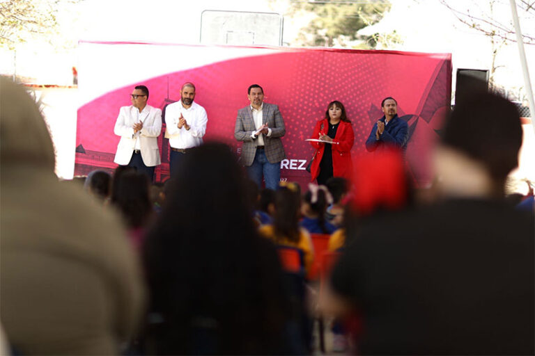 Entregan obras de rehabilitación en el Jardín de Niños Juan Hinojos