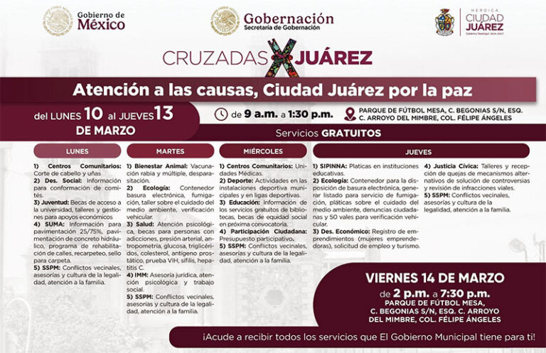 Llevan dependencias municipales sus servicios a la colonia Felipe Ángeles