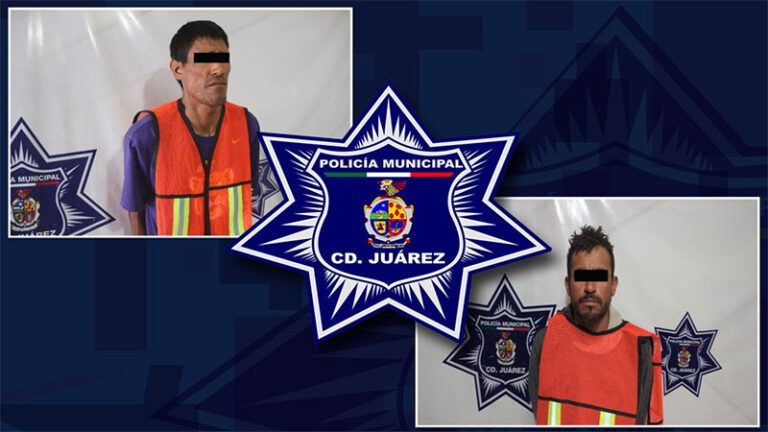 Elementos Municipales detuvieron a dos personas con orden de aprehensión