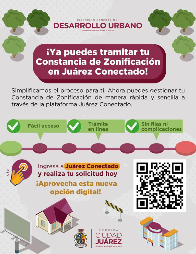 Invita Desarrollo Urbano a tramitar la Constancia de Zonificación en línea