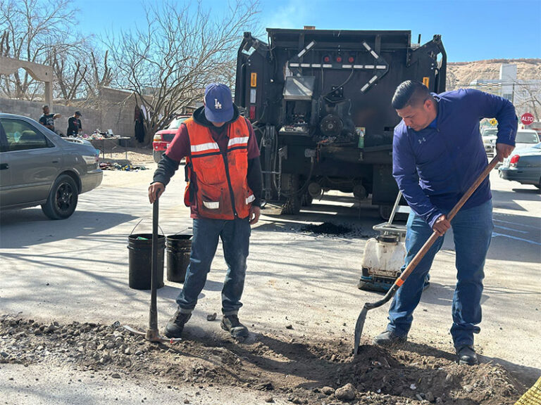 Fueron tapados más de 1,700 baches durante febrero