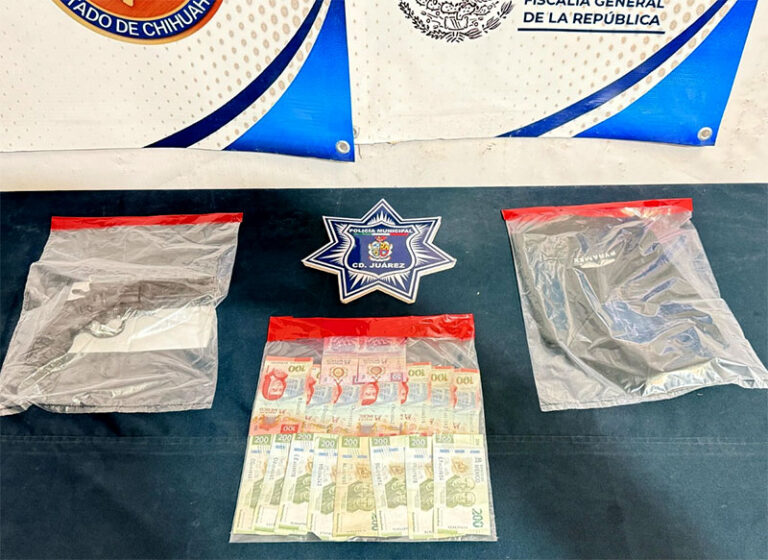 Operativo BOI detiene a un presunto asaltante armado con historial delictivo; se recupera botín de tienda afectada