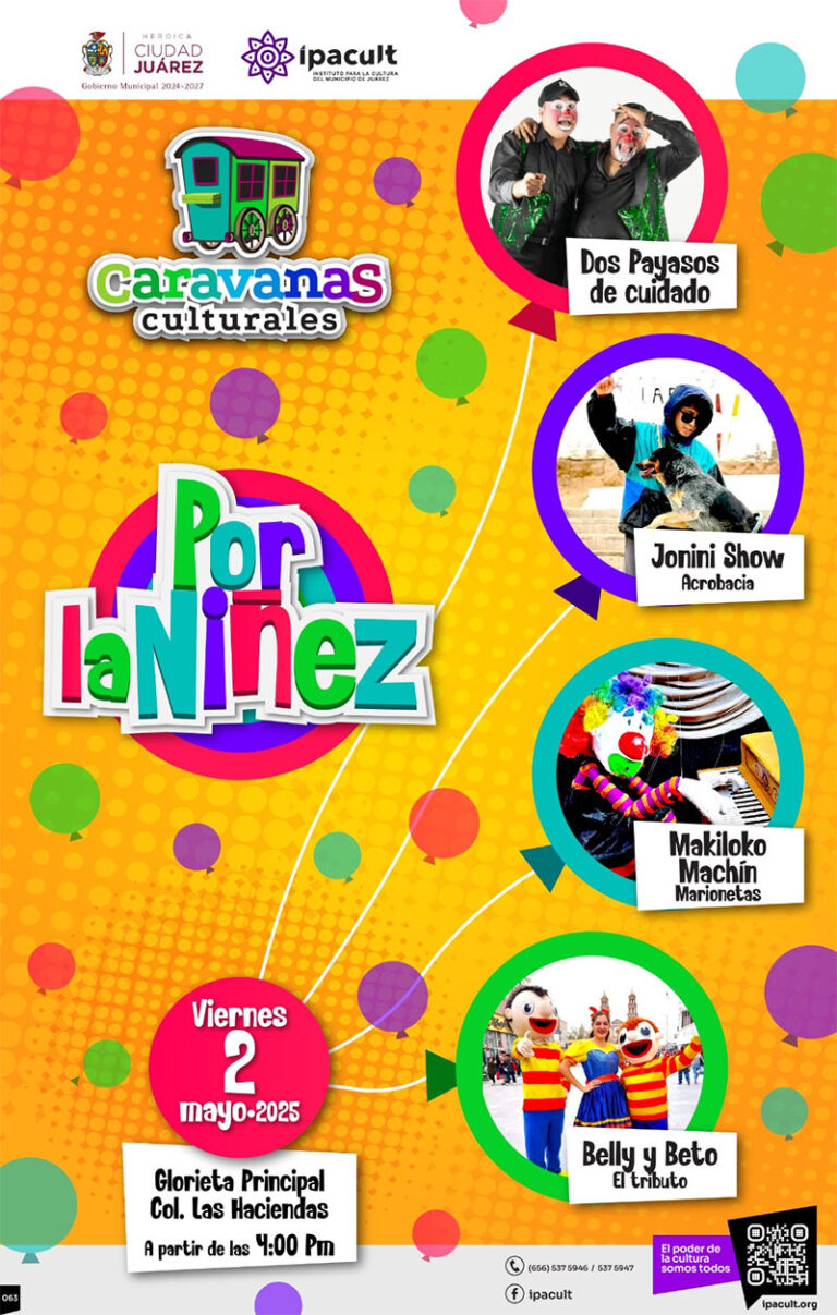 IPACULT llevará alegría y arte a la colonia Las Haciendas con la “Caravana Cultural por la Niñez”