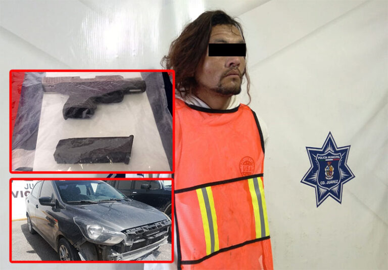 Detienen a dos sujetos por robo con lujo de violencia a bordo de un vehículo con reporte de robo