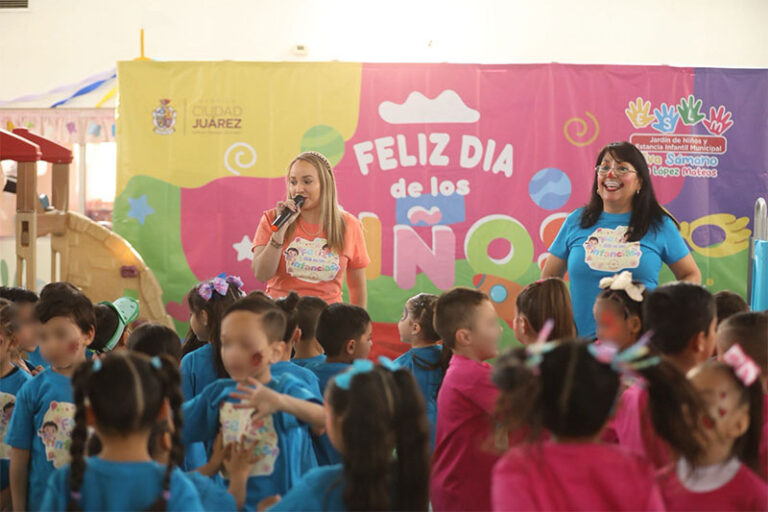 Celebran el Día de la Niñez en la Estancia Infantil Municipal